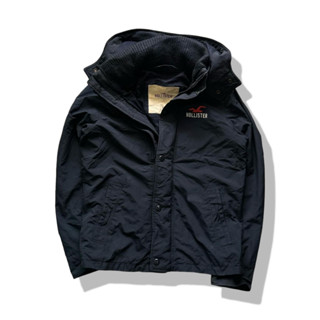 Hollister Navy Blues Hooded Jacket รอบอก 43”