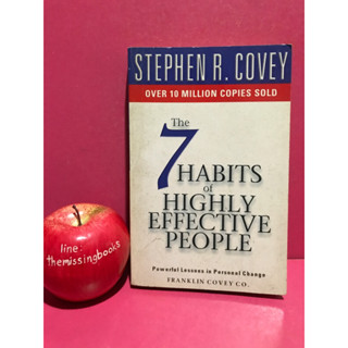 The 7 Habits Of Highly Effective People  7 อุปนิสัยพัฒนาสู่ผู้มีประสิทธิผลสูง by Stephen R. Covey พัฒนาตนเอง