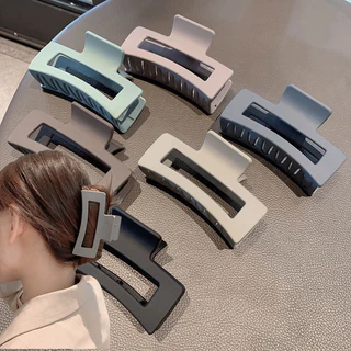 GTRmallshop FXJF16(ร้านไทย)กิ๊บหนีบผม ทรงสี่เหลี่ยม ขนาดใหญ่ สไตล์เกาหลี(สำหรับผู้หญิงและเด็ก)