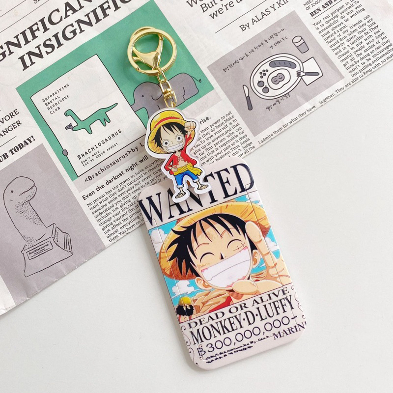 พร้อมส่งที่ใส่บัตรพนักงาน บัตรนักเรียนนักศึกษา คีการ์ดลายโจรสลัด กำปั้นลูฟี่ โซโลและช๊อปเปอร์ ลายน่ารักคมชัด ราคา ถูกที่สุด ดีลบีเคเค แกลเลอรีภาพที่ 8