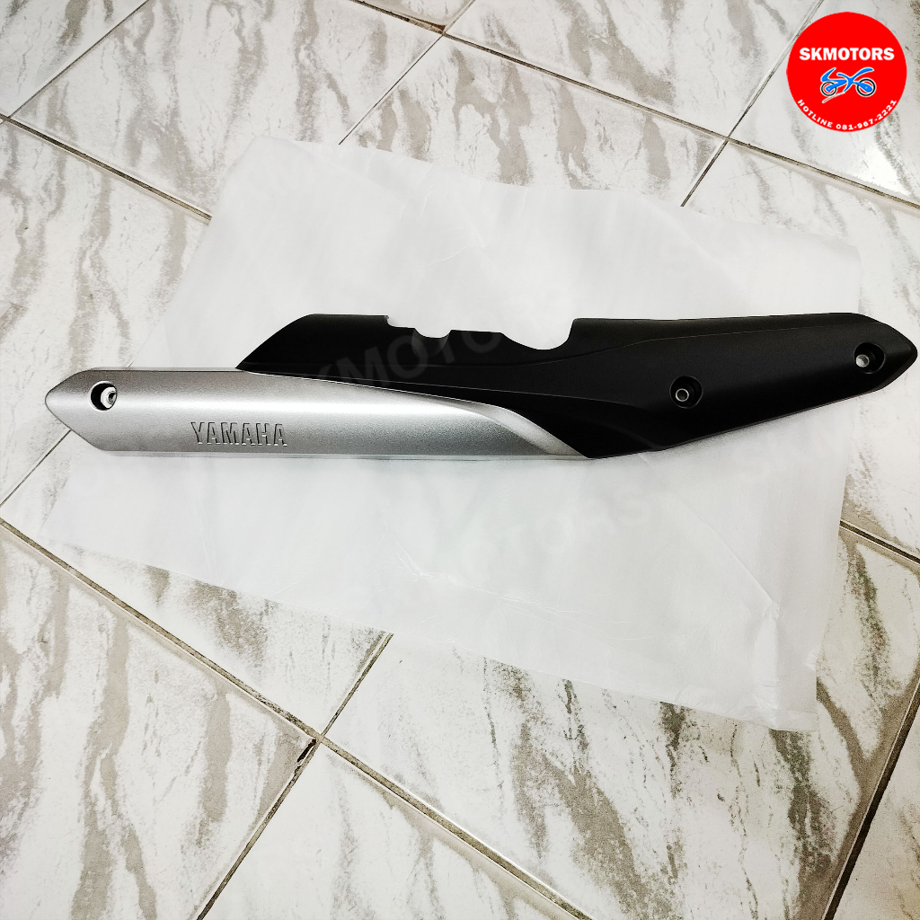 แผงกันท่อไอเสีย รหัส B6F-E4718-00 สำหรับรถรุ่น YAMAHA FINN115 อะไหล่แท้เบิกศูนย์ 100%