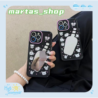 ❤️ส่งของขวัญ❤️ เคสไอโฟน 11 12 13 14 Pro Max ความคิดสร้างสรรค์ พื้นผิวกระจก สไตล์คู่รัก แฟชั่น Case for iPhone สาวน่ารักห