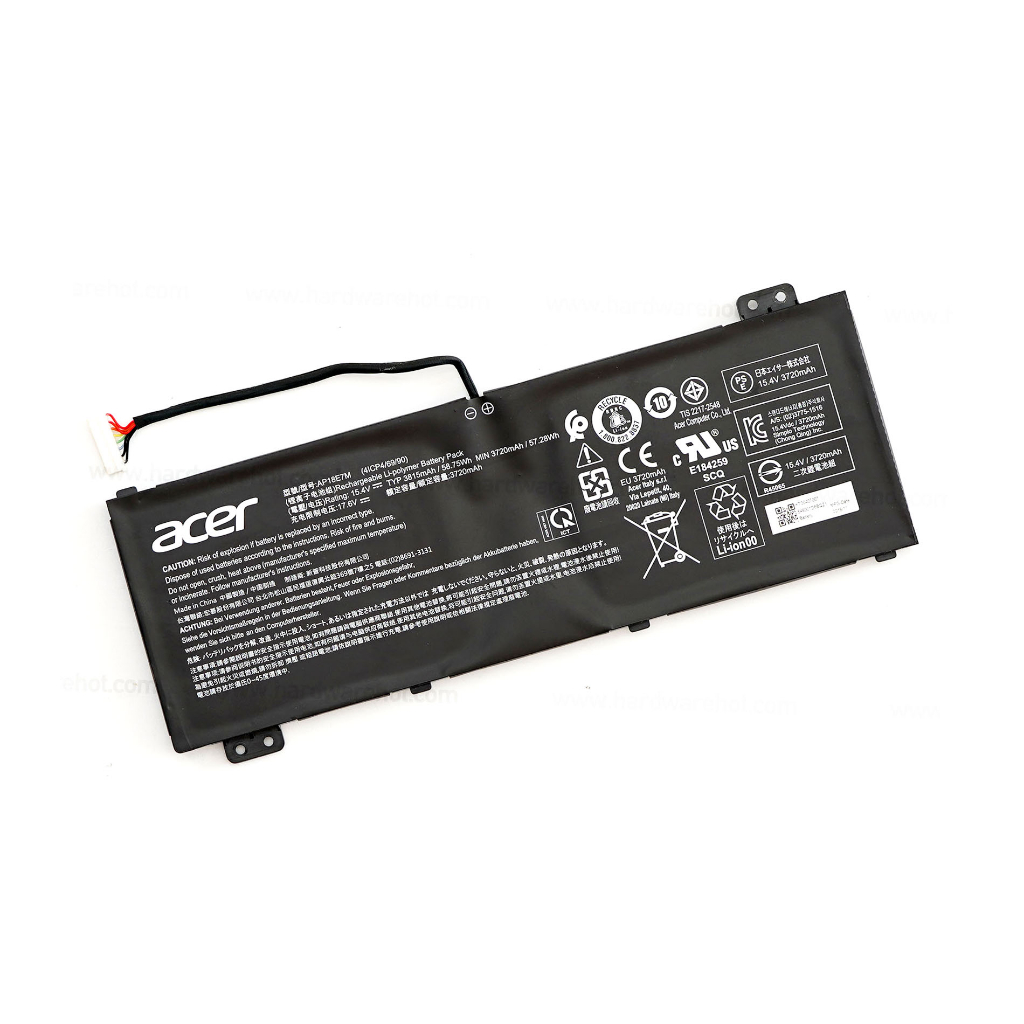 แบตเตอรี่ ของแท้ AP18E7M ACER NITRO 5 AN515-54 PREDATOR HELIOS 300 (ORIGINAL_BATTERY ACER)