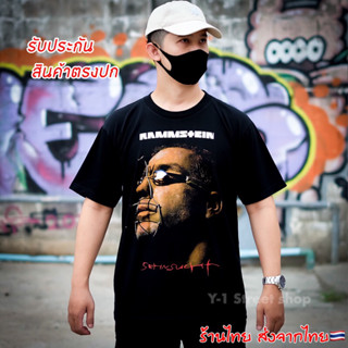 เสื้อวงรัมสไตน์ rammstein สีดำ ไซส์M-3XL ผ้าCotton100%