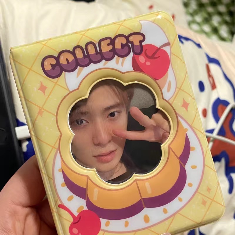 แฟ้มการ์ด แฟ้มสะสมการ์ด ก้อนเมฆสีฟ้า Collect book แฟ้มการ์ด1ช่อง ใส่การ์ดได้40ใบ แฟ้มใส่การ์ด อัลบั้มใส่รูป 3นิ้ว