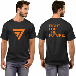 เสื้อยืด เสื้อยืดแฟชั่น ก้าวไกล Fight For The Future เสื้อผ้าแฟชั่น ผ้าดี Cotton100% หนานุ่มใส่สบาย