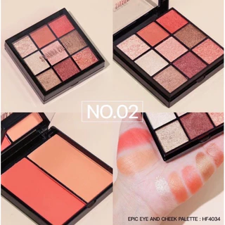 Sivanna HF4034 อายแชโดว์ สิวันนา สีสวย2ชั้นพกพาสะดวก