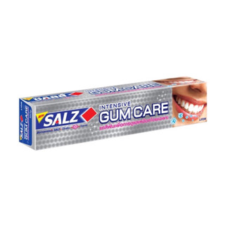 SALZ ยาสีฟัน ซอลส์ อินเทนซีฟ กัมแคร์ Intensive Gum Care 160 กรัม สีเงิน