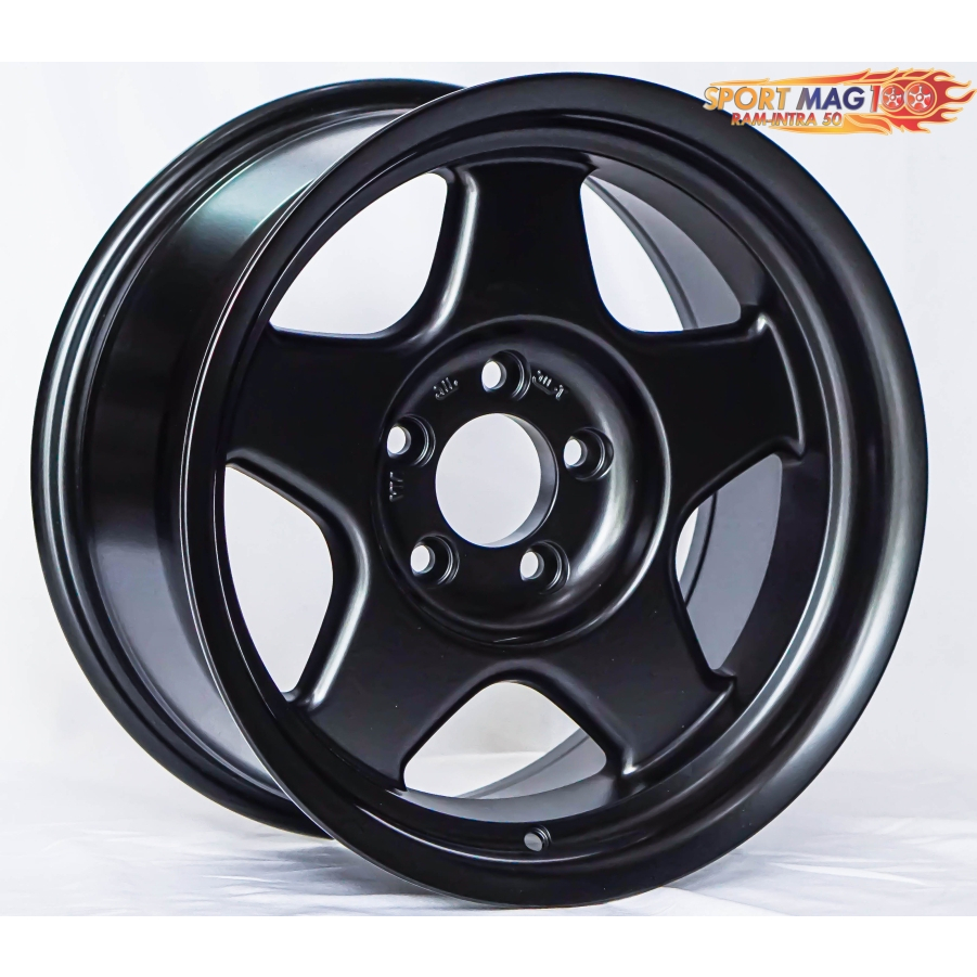 ล้อแม็กใหม่ Bradley S323 5รู114 ET0 สีดำด้าน 8-16นิ้ว