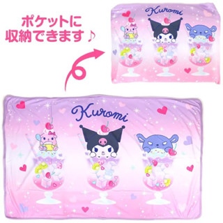 ผ้าห่ม เนื้อผ้าลื่นๆ คุโรมิ มายเมโลดี้ คิตตี้ ซานริโอ้ Kuromi My melody Kitty Sanrio