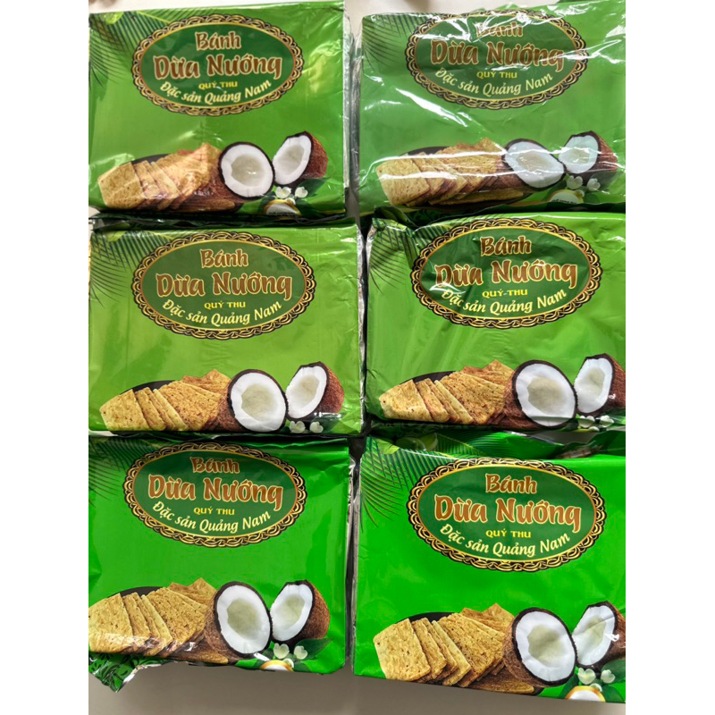 แครกเกอร์มะพร้าวอบกรอบนำเข้าจากเวียดนามแท้พร้อมส่ง
