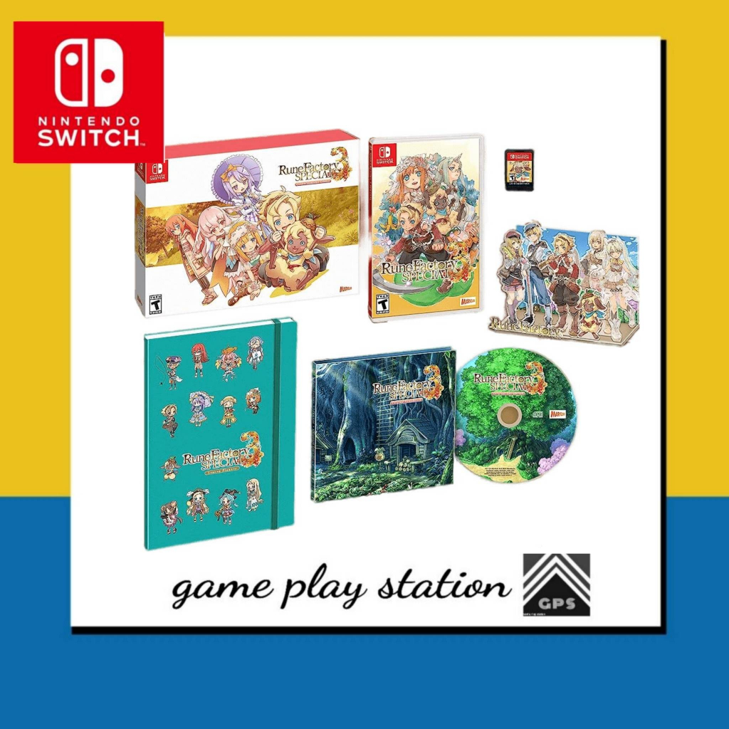 nintendo switch rune factory 3 special / golden edition / limited edition ( english )