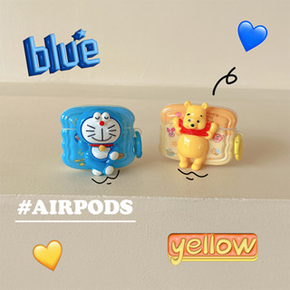 เคสแอร์พอด 3 Case Airpods 3 pro2 case สามมิติ โดราเอมอน วินนี่เดอะพูห์ เคส Airpod 3 pro2 case เคส Airpod 1 gen2 case