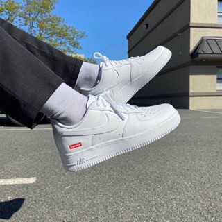 Nike x Supreme Air Force 1 Low White แท้ 100%