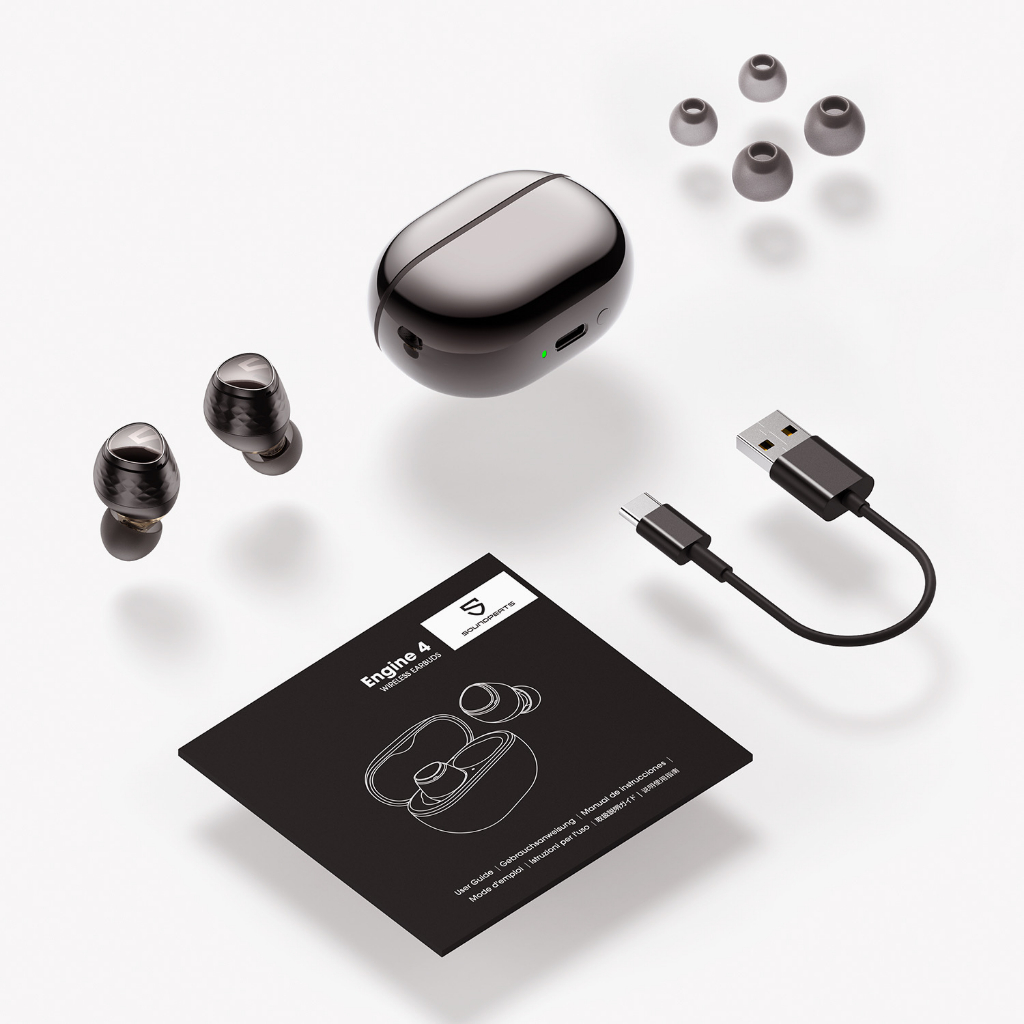 [ ประกันศูนย์ไทย 1 ปี ] SoundPEATS Engine4 หูฟังไร้สายที่เบสทรงพลัง รองรับ Hi-Res