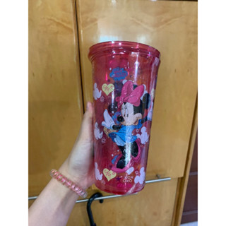 แก้วน้ำ mickey mouse new in pack สองอัน