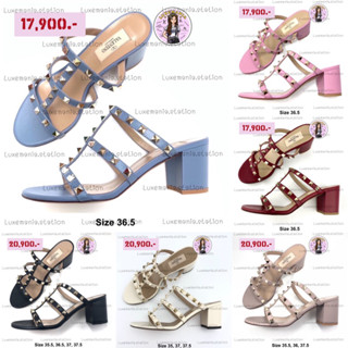 👜: New!! Valentino Rockstud Sandals ‼️ก่อนกดสั่งรบกวนทักมาเช็คสต๊อคก่อนนะคะ‼️