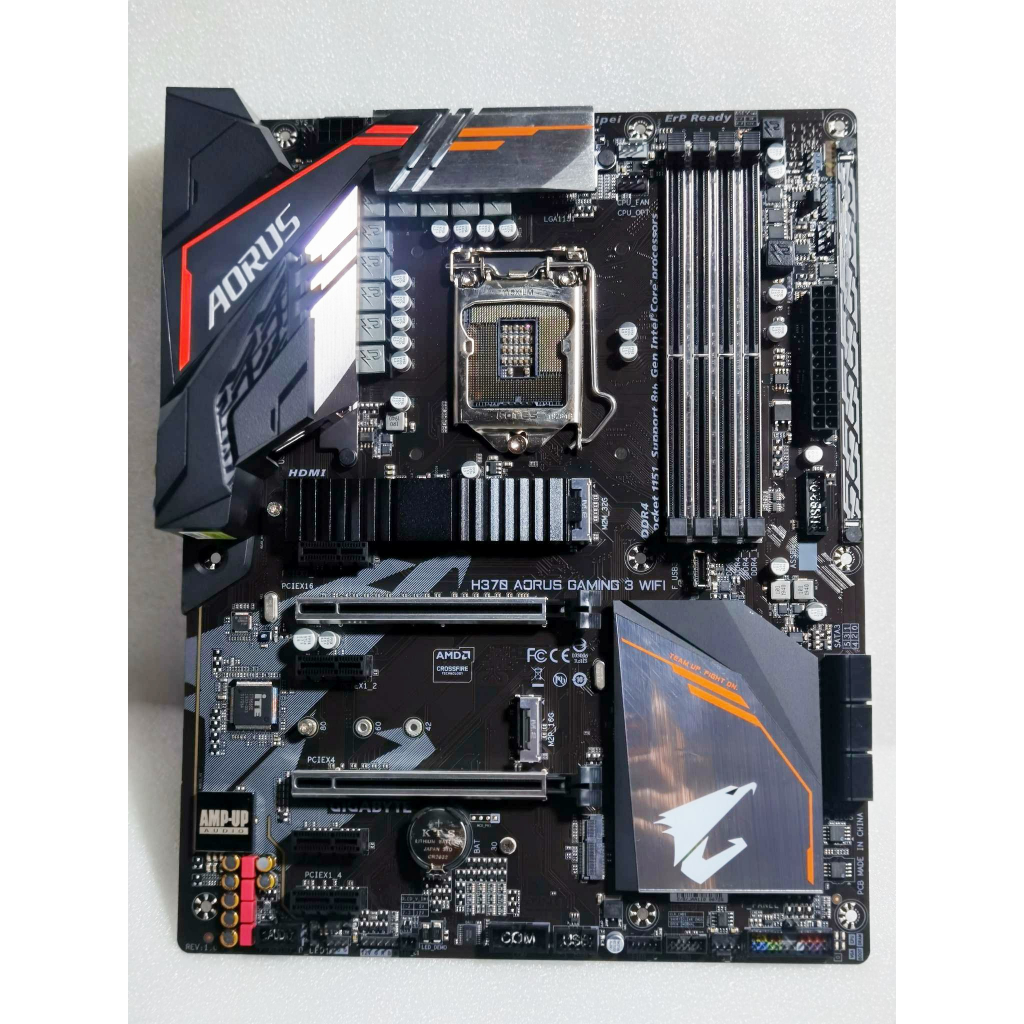 (ร้านค้าในไทย)เมนบอร์ด 1151 GIGABYTE H370 AORUS GAMING 3 WIFI GEN-9 มือสองพร้อมกล่อง(เก่าเก็บสภาพใหม