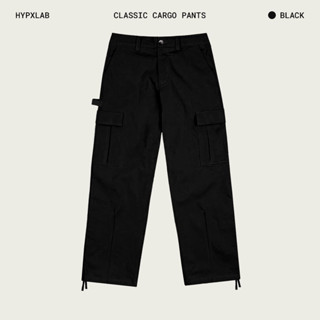 SLUM LTD - HYPXLAB Classic Cargo Pants Black