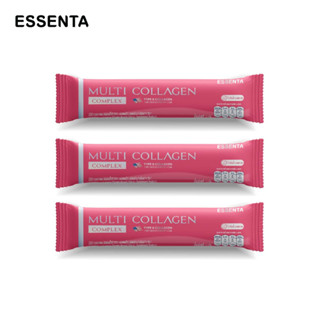 ESSENTA MULTI COLLAGEN Complex มัลติ คอลลาเจน ไตรเปปไทด์ 3 ซอง