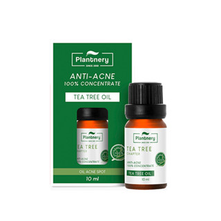 Plantnery Tea Tree Oil Acne Spot Concentrate 10ml. แพลนท์เนอรี่ น้ำมันที ทรี เข้มข้น แต้มสิว ช่วยลดโอกาสในการเกิดสิว