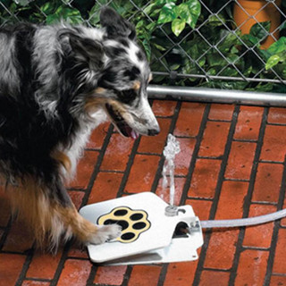 Urattna ของเล่นสัตว์เลี้ยง เครื่องจ่ายน้ำสำหรับสัตว์เลี้ยง Dog Feeder ระบบน้ำดื่มแบบเหยียบ