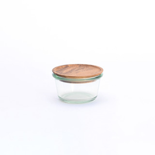 WECK - MOLD JAR 290 ML W/WL ขวดแก้วพร้อมฝาไม้ (WE-569WL/L)