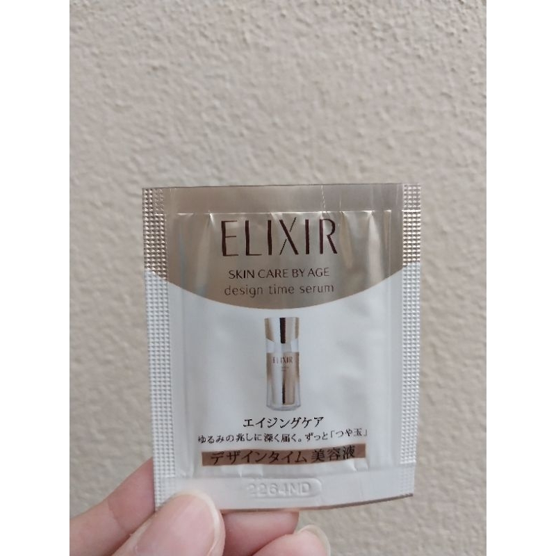 ELIXIR SKINCARE BY AGE DESIGN TIME SERUM อิลิคเซอร์ ดีไซน์ ไทม์ เซรั่ม 0.4 มล. (เซรั่มฟื้นบำรุงผิวกระชับ)