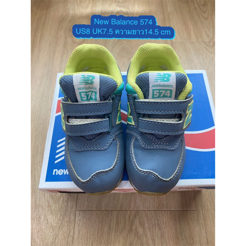New Balance574 รองเท้าเด็ก size US8 UK7.5 ความยาว 14.5 cm