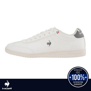 le coq sportif รองเท้าผู้ชาย รุ่น LCS GARE II  สีขาว (รองเท้าผ้าใบสีดำ, รองเท้าแฟชั่น, แบบผูกเชือก, Unisex, lecoq)