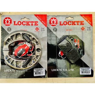 ผ้าเบรคหน้า+หลัง Vespa LX S LXV LT PX / 125 150 🛵 i get (หน้า-หลัง) Lockte