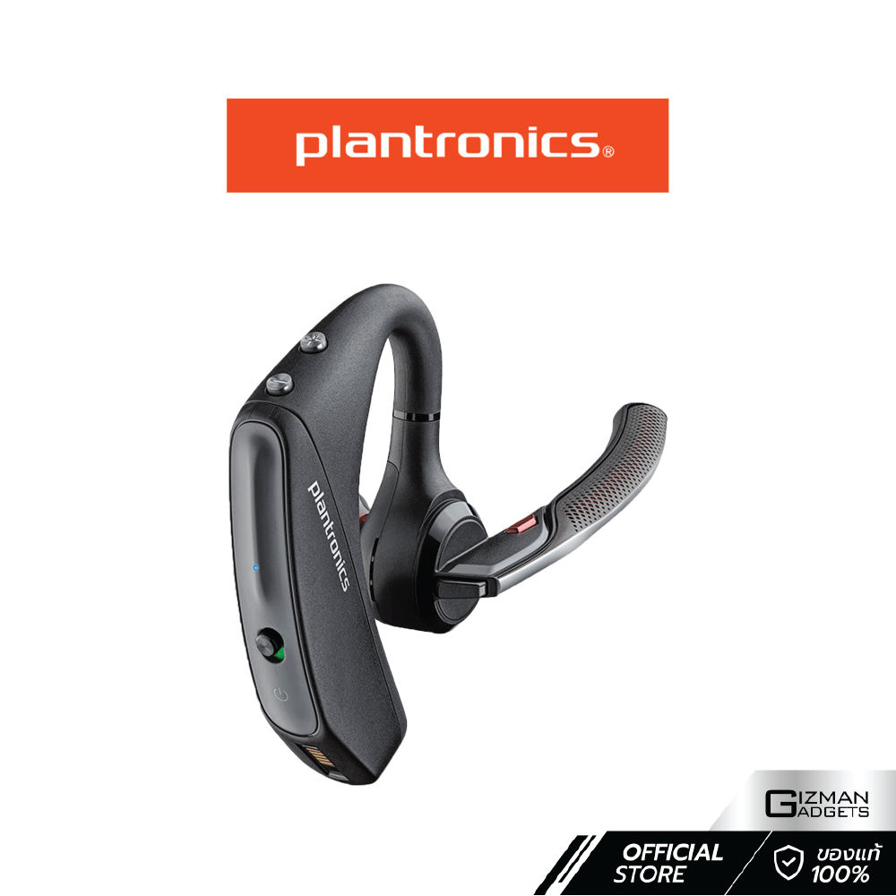 หูฟังบลูทูธไร้สาย Poly Plantronics รุ่น Voyager 5200 เสียงคมชัด ไมค์ 4 ตัว ตัดเสียงรบกวนได้ดี รับประกันศูนย์ 2 ปี