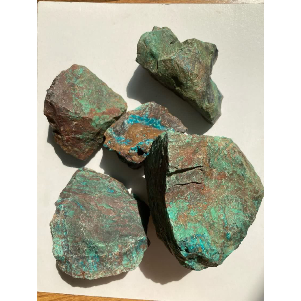 Turquoise raw uncut unheated