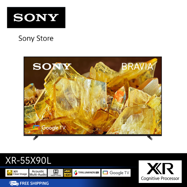 Sony XR-55X90L ทีวี 55 นิ้ว BRAVIA XR | Full Array LED | 4K Ultra HD | High Dynamic Range (HDR) | Sm