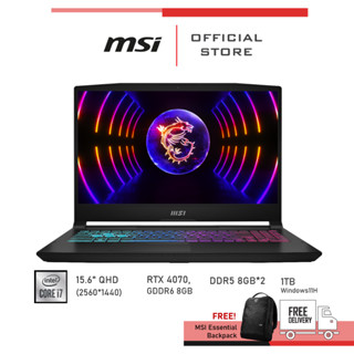 MSI Notebook (โน้ตบุ๊ค) Katana 15 B13VGK-1087TH (15.6,i7,Ram 8GB*2,RTX 4070)