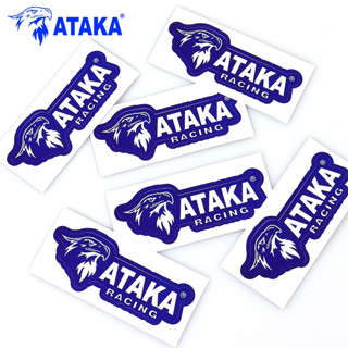 สติกเกอร์ไวนิลใส ATAKA LOGO กันน้ํา  สติ๊กเกอร์กระดาษ ฉลากสินค้าราคาถูก ลายโลโก้ ATAKA สําหรับติดตกแต่งรถจักรยานยนต์