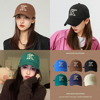 Cap_K Hat หมวกแก็ป มีหลายสี หมวกแฟชั่น ราคาถูก พร้อมส่ง