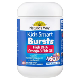 Nature’s Way Kids Smart Omega-3 Fish Oil 180 แคปซูล ออสเตรเลีย