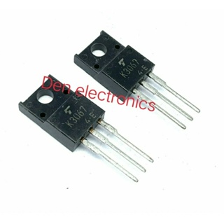 K3067 TO220  2A 600V MOSFET N-Fet มอสเฟต ทรานซิสเตอร์ สินค้าพร้อมส่ง (ราคา1ตัว)