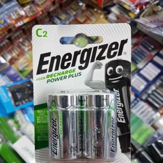 (แพคเกจEU) ถ่านชาร์จ Energizer Size C (HR14) 2500mAh  NI-MH 1.2V 2ก้อน ของแท้