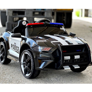 🚨 Captain Police Car 🚔 (เสียง Siren + วิทยุสื่อสาร | ไฟกระพริบ   | 2 Motors | รีโมต✨) รถแบตเตอรี่เด็กขายดี : KIDs CAR