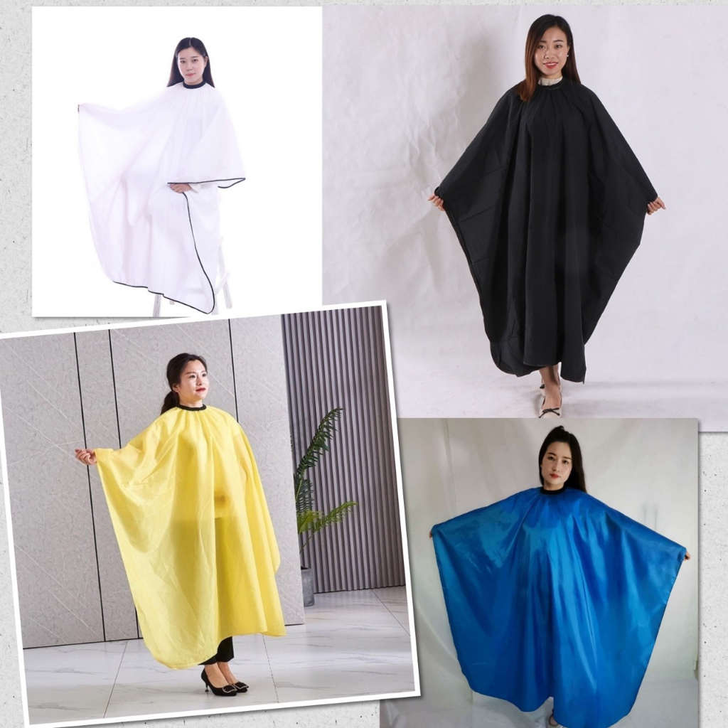 ผ้าคลุมตัดผม เต็มตัว ที่รองตัดผม ผ้ารองตัดผม เสื้อคลุมตัดผม ชุดคลุมย้อมผม