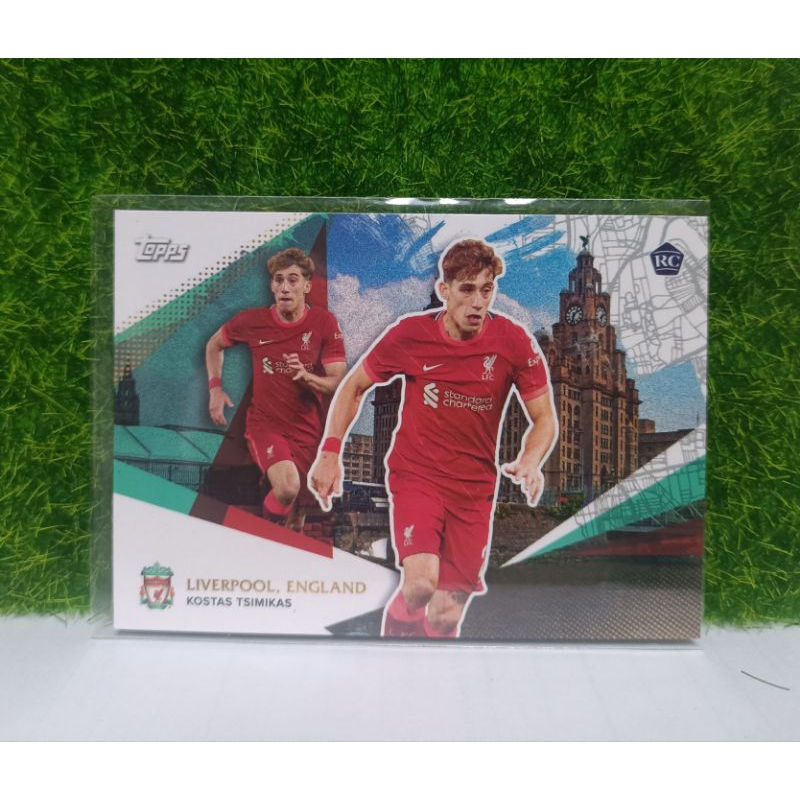 Kostas Tsimikas card soccer Topps Liverpool base card