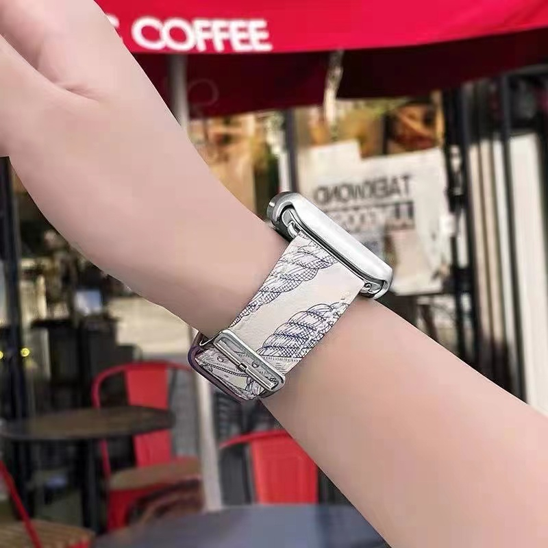 สายนาฬิกาหนังสำหรับสายนาฬิกาiwatch 1 2 3 4 5 6 78 910 se49mm 46mm38mm 40mm 41mm 42mm 44mm 45mmสายนาฬิกาหนังสปอร์ต