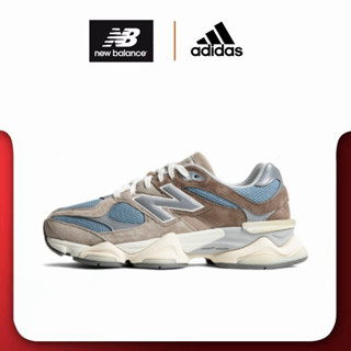 New Balance 9060 Brownish blue Sports shoes style ของแท้ 100 %Running shoes