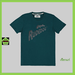 Rudedog เสื้อคอกลม ชาย หญิง สีเขียวแก่ รุ่น Nightlife