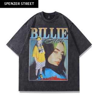 Spenzer.street | 🖤Billie yellow  เสื้อโอเวอร์ไซส์ เสื้อผ้าสตรีท เสื้อเกาหลี เสื้อy2k ทราวิส 2pac ฮิต 2023 มาใหม่