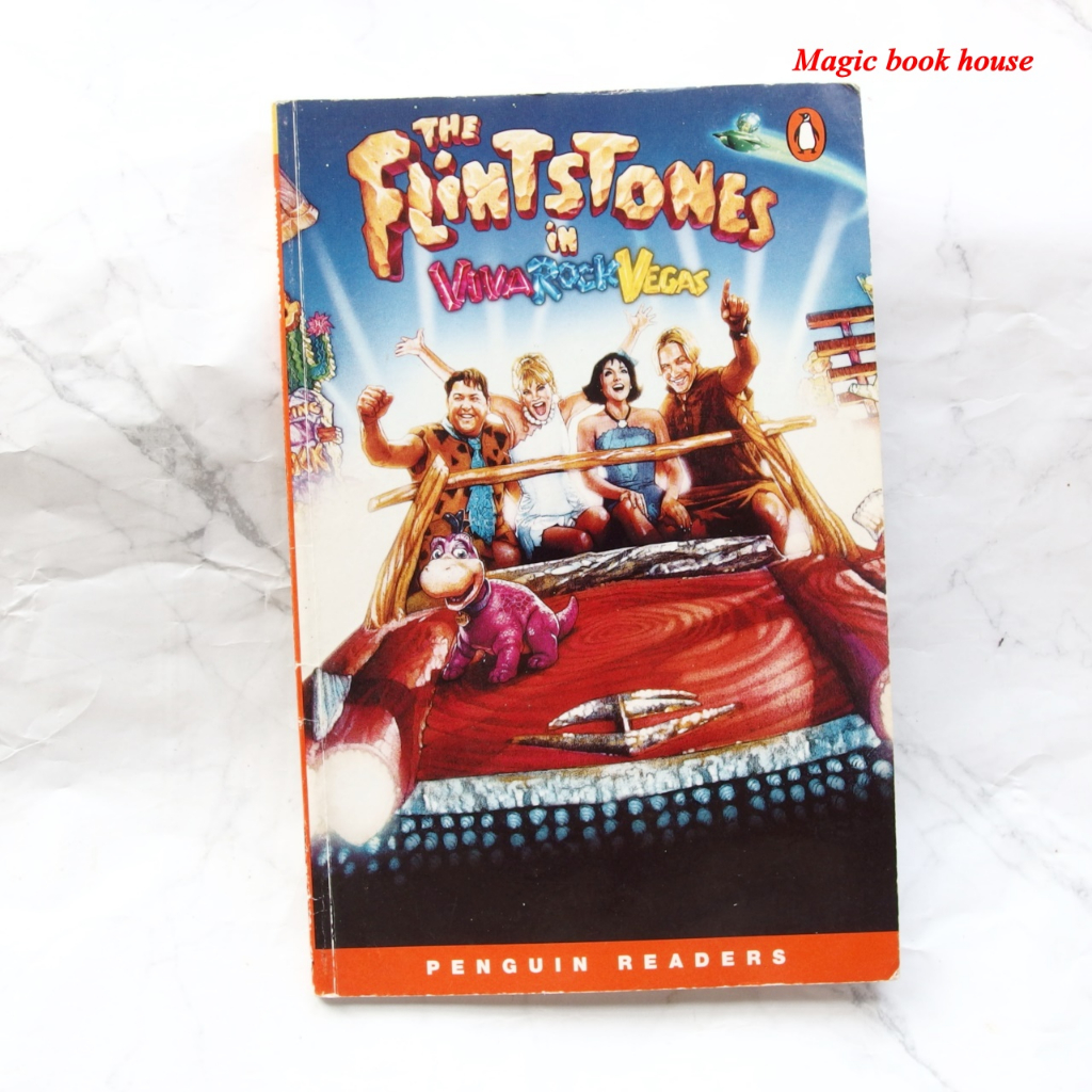 THE FLINTSTONES IN VIVA ROCK VEGAS : หนังสือ Chapter book ภาษาอังกฤษ (มือสอง) ปกอ่อน ขนาด กลาง สภาพ 