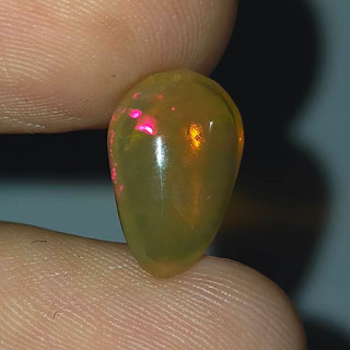 พลอย โอปอล เอธิโอเปีย ธรรมชาติ แท้ ( Unheated Natural Opal Ethiopia ) หนัก 1.68 กะรัต