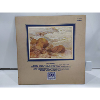 1LP Vinyl Records แผ่นเสียงไวนิล  SCHUBERT PIANO QUINTET IN A MAJOR, D.667 "TROUT"   (E2A85)